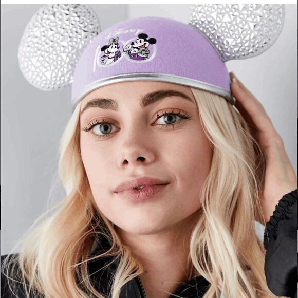 Mickey & Minnie Disney100 Celebration 3D Ears Hat Adults OS NWT Disney 2022 - Picture 6 of 6